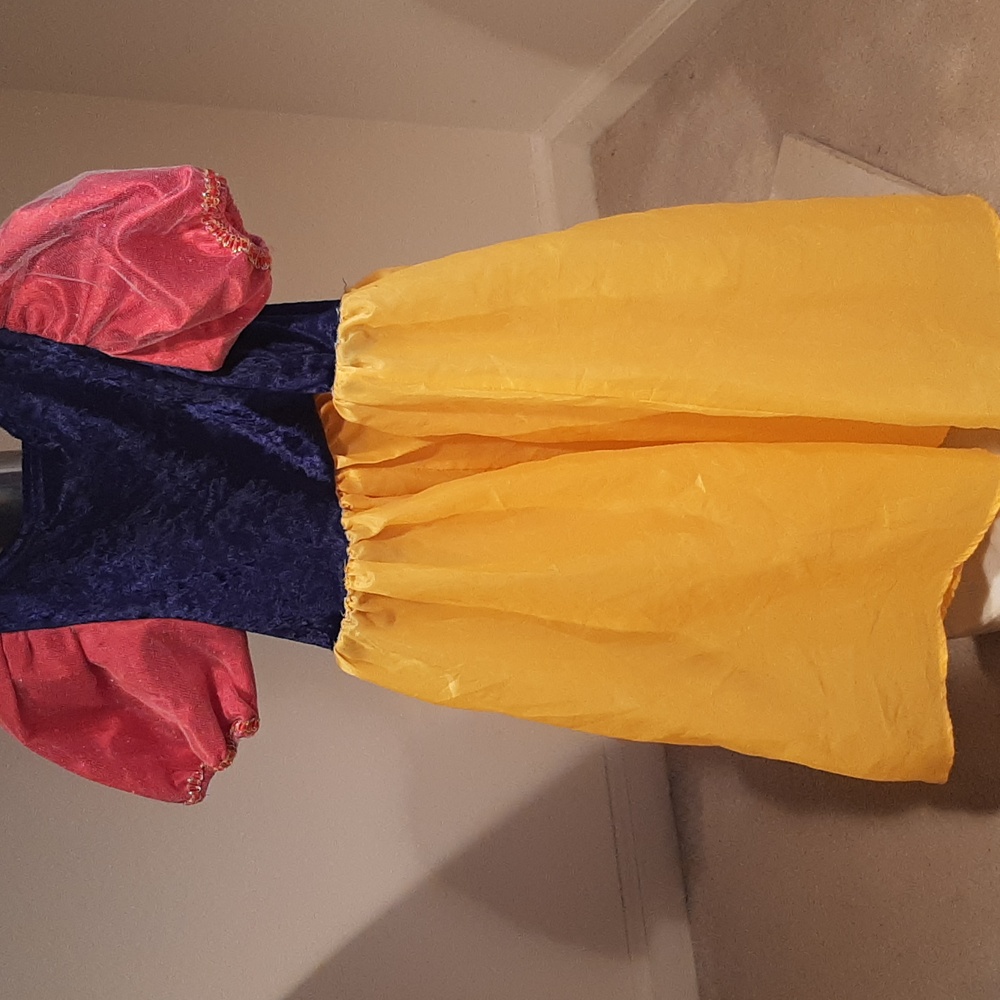 Disney Snow White Kids Costume - Blue, Red, and Yellow And Matching Purse - Picture 2 of 12